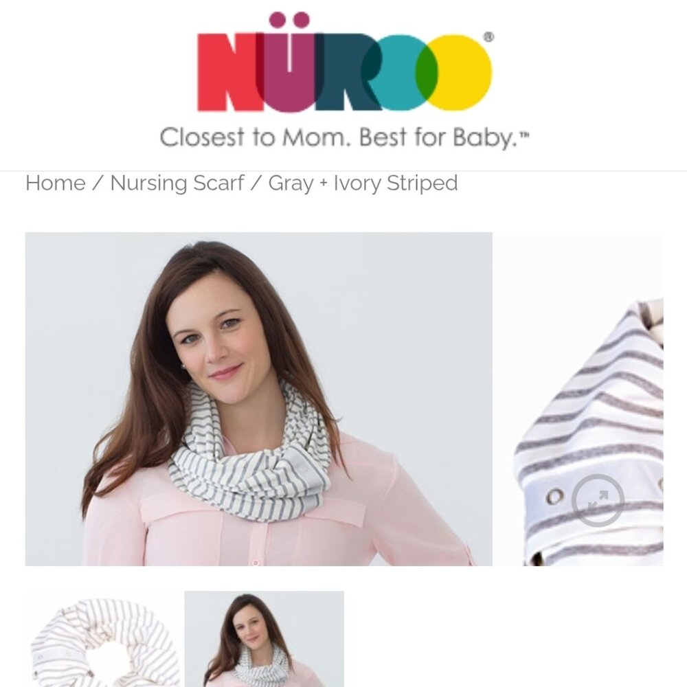 Nuroo baby breastfeeding nursing cover scarf